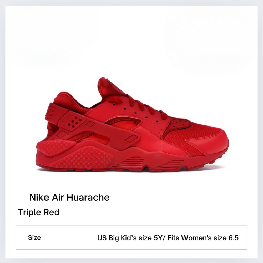Nike Air Huarache, triple reds